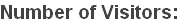 Number of Visitors: