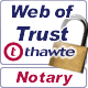 Thawte Web of Trust Seal